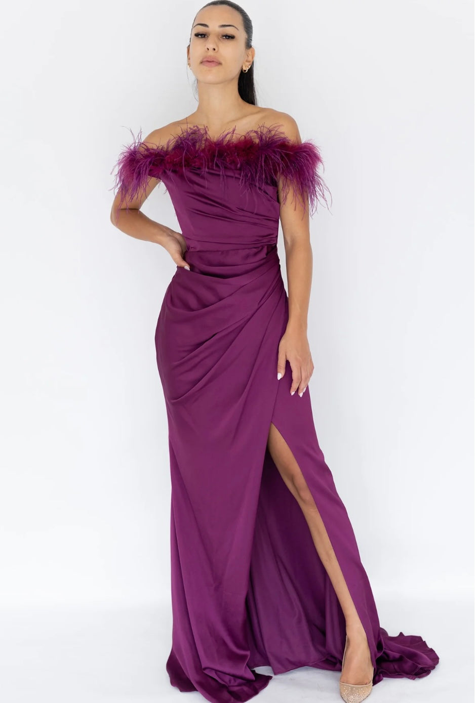 Harley Feather Couture - Purple (Size 6)