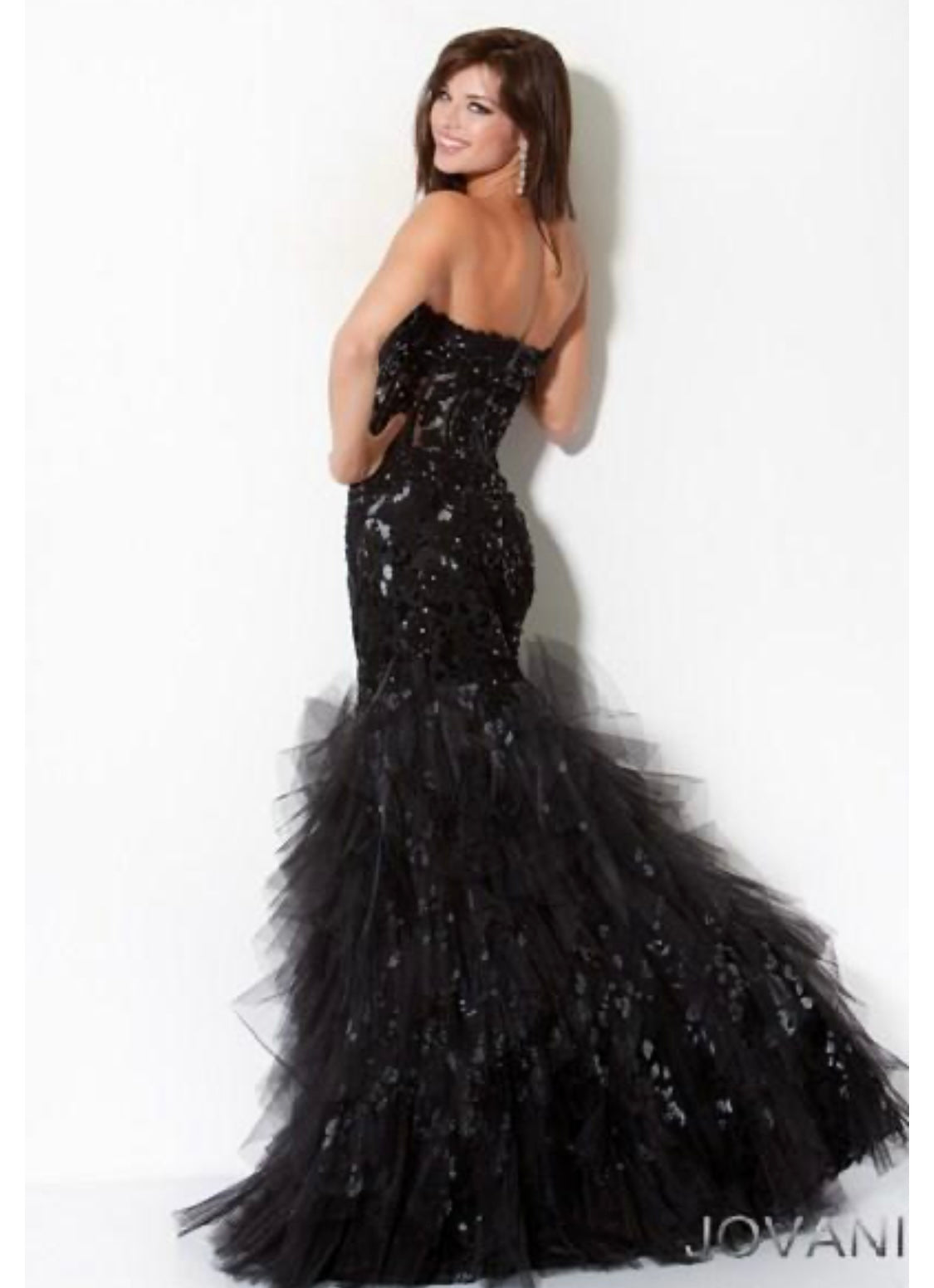 Jovani - Black/Silver (Size 8) image 0