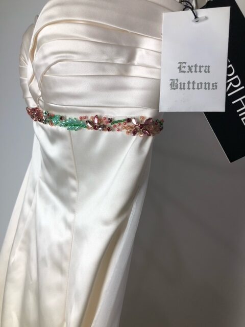 SHERRI HILL 51210 - IVORY PRINT (SIZE 0) image 5