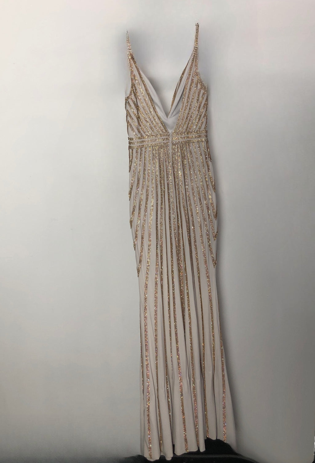 JOVANI - 45898 WHITE/GOLD (SIZE 4) image 2