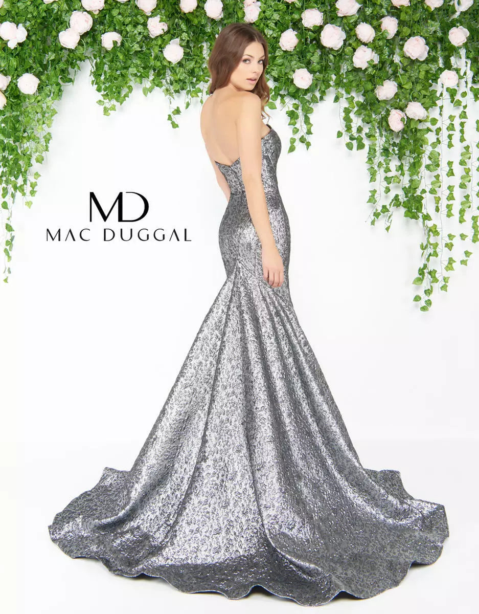 Mac Duggal - Silver (size 14) image 2