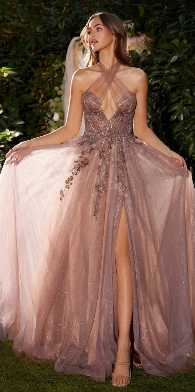 Andrea & Leo Couture - Brown/Tan (Size 6) image 3