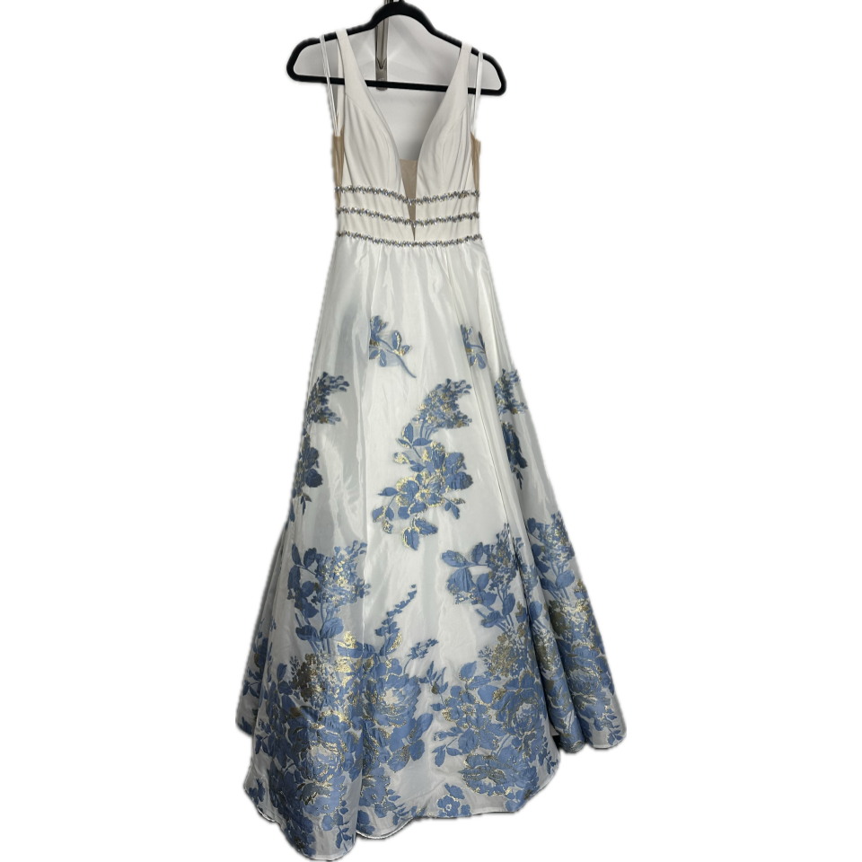 Jovani - White/Light Blue (Size 2) image 1