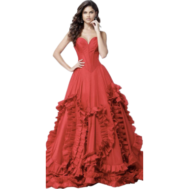 Sherri Hill Dress - Red (Size 6) image 0