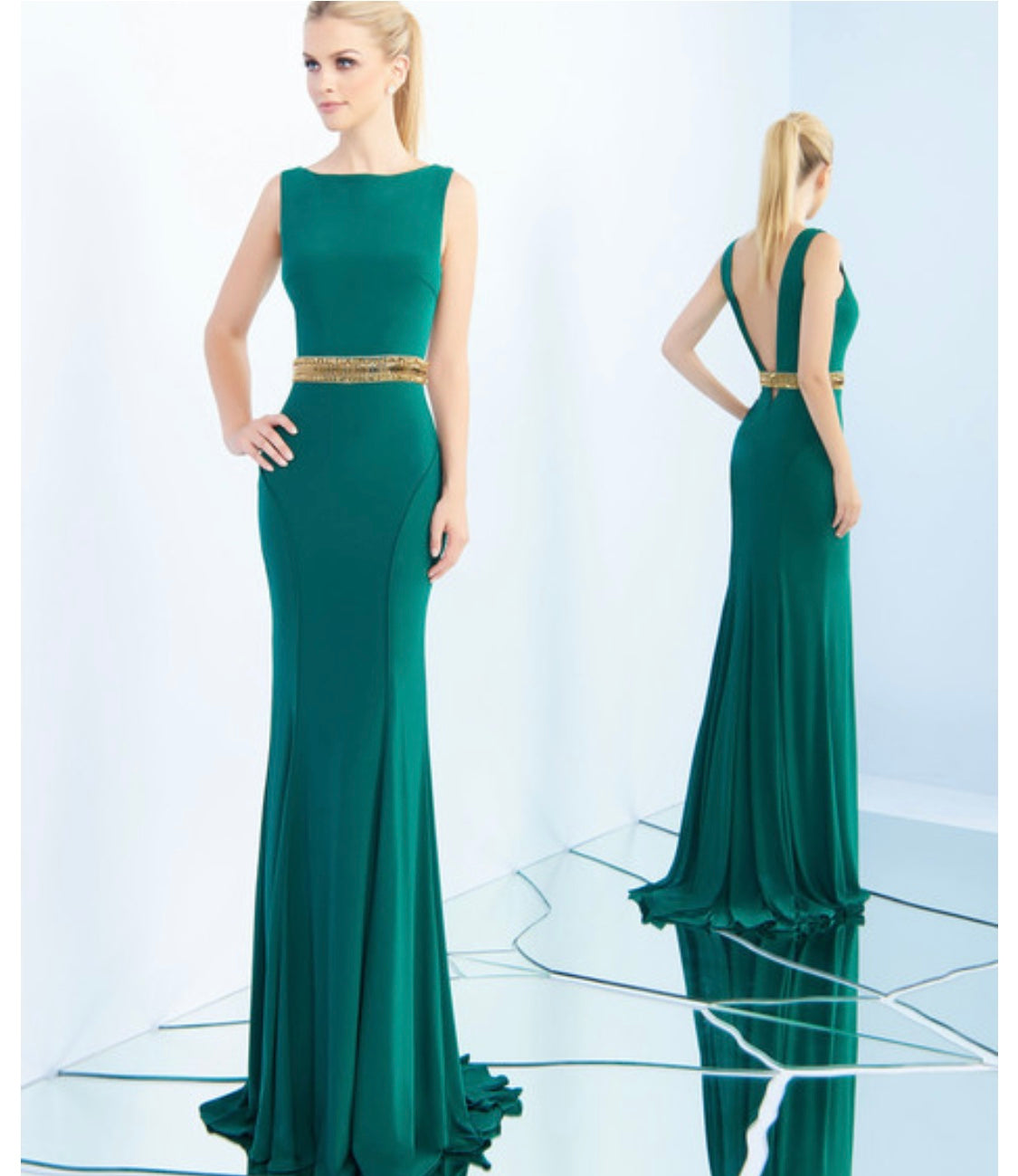 IEENA FOR MAC DUGGAL - Green (Size 10)
