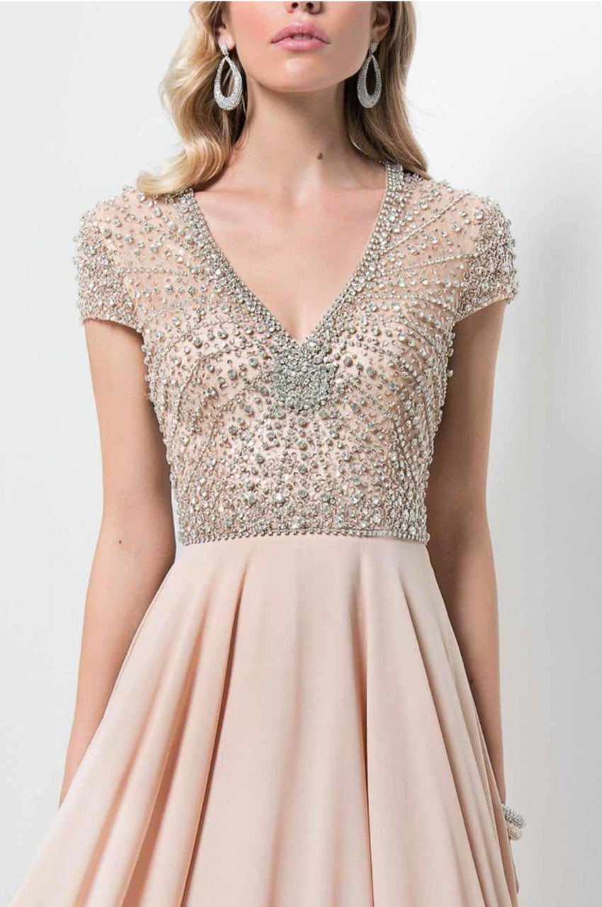 Terani Couture Tan/Beige (Size 12) image 3