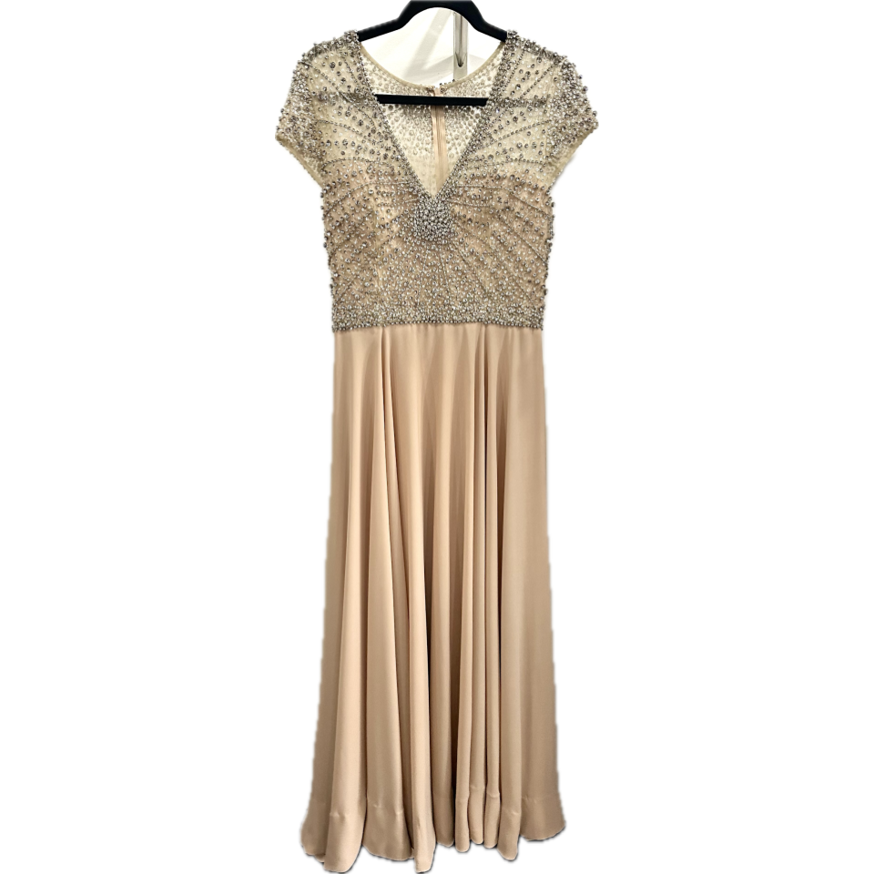 Terani Couture Tan/Beige (Size 12) image 4