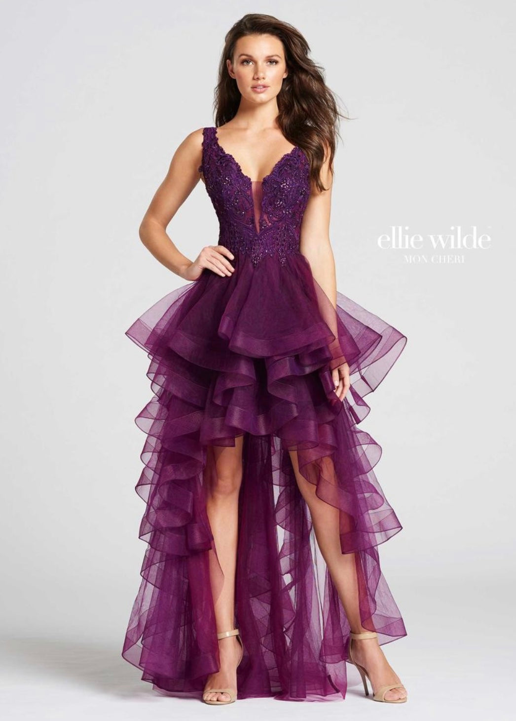 Ellie Wilde - Purple - Mon Cheri (Size 0)