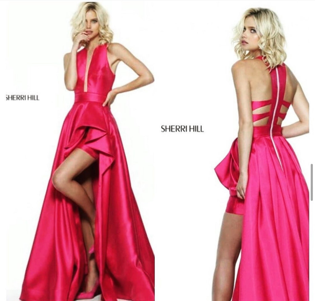 Sherri Hill 50895 - Red (Size 8)