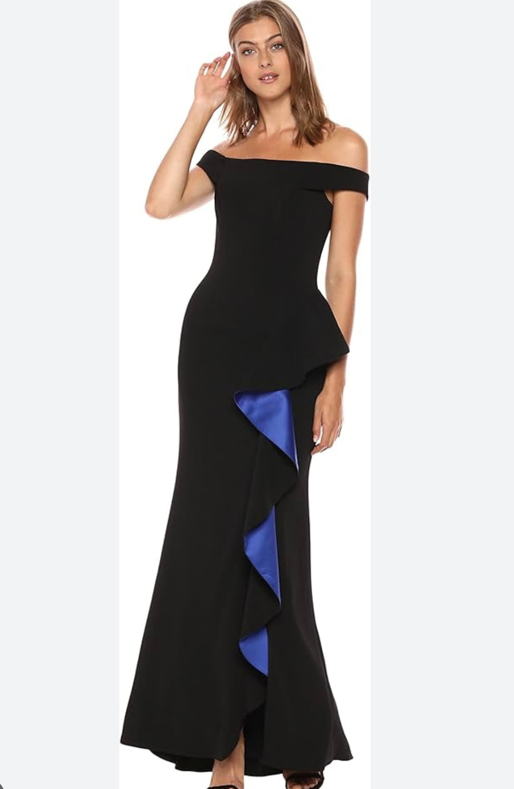 Carmen Marc Valvo Infusion - black/blue (Size 6)