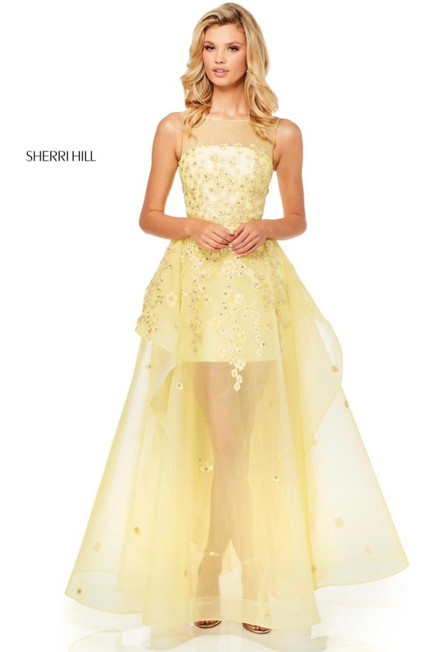Sherri Hill - Yellow (size 4)