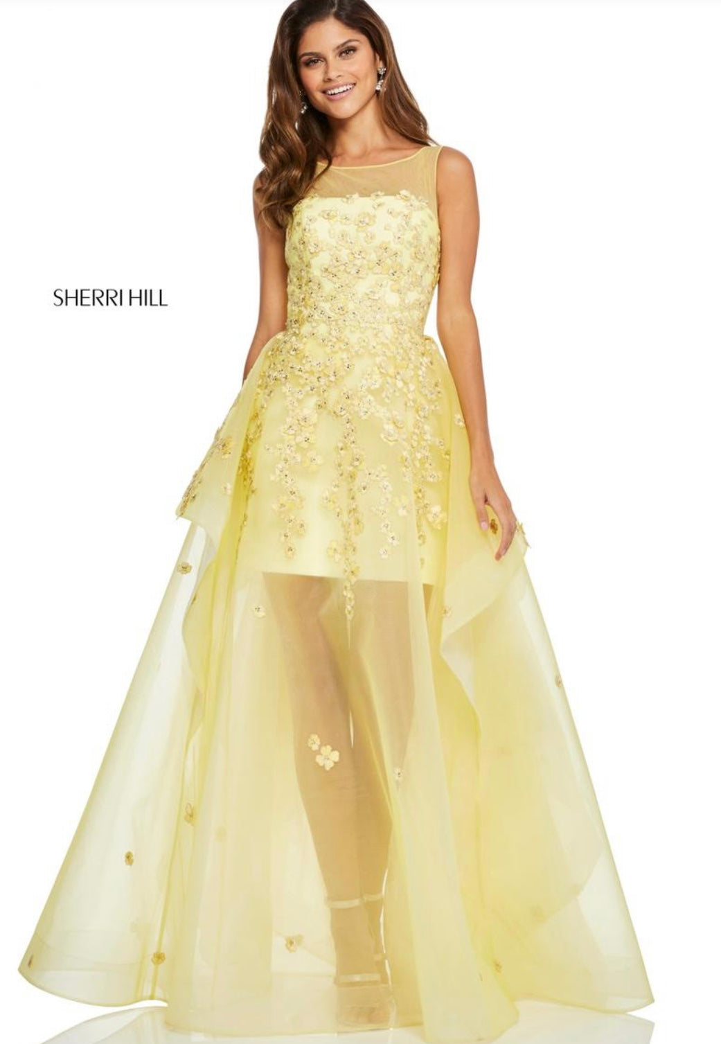 Sherri Hill - Yellow (size 4)