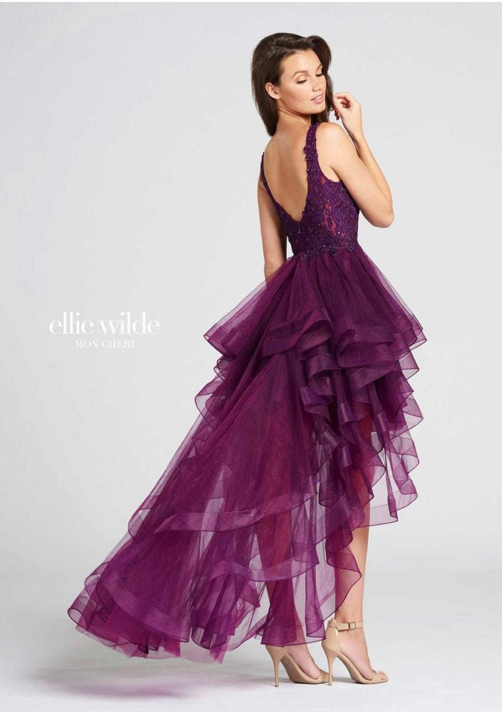 Ellie Wilde - Purple - Mon Cheri (Size 0) image 2