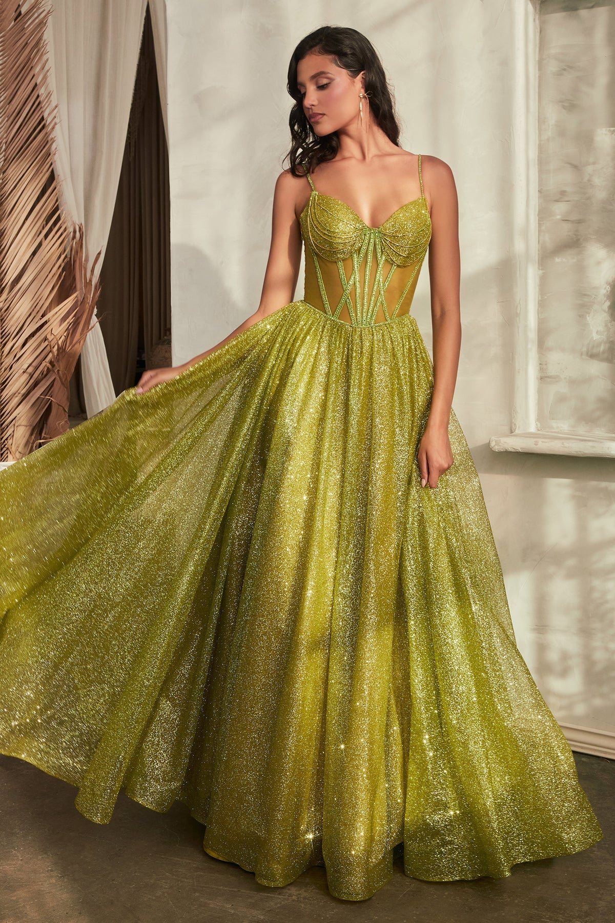 Cinderella Divine CD832 - Greenery Color (Size 6) image 1
