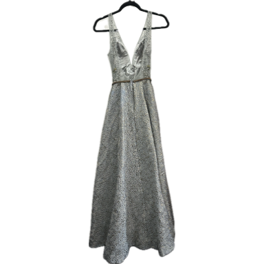 Andrea & Leo Couture - Gold & Light Blue (Size 6) image 4