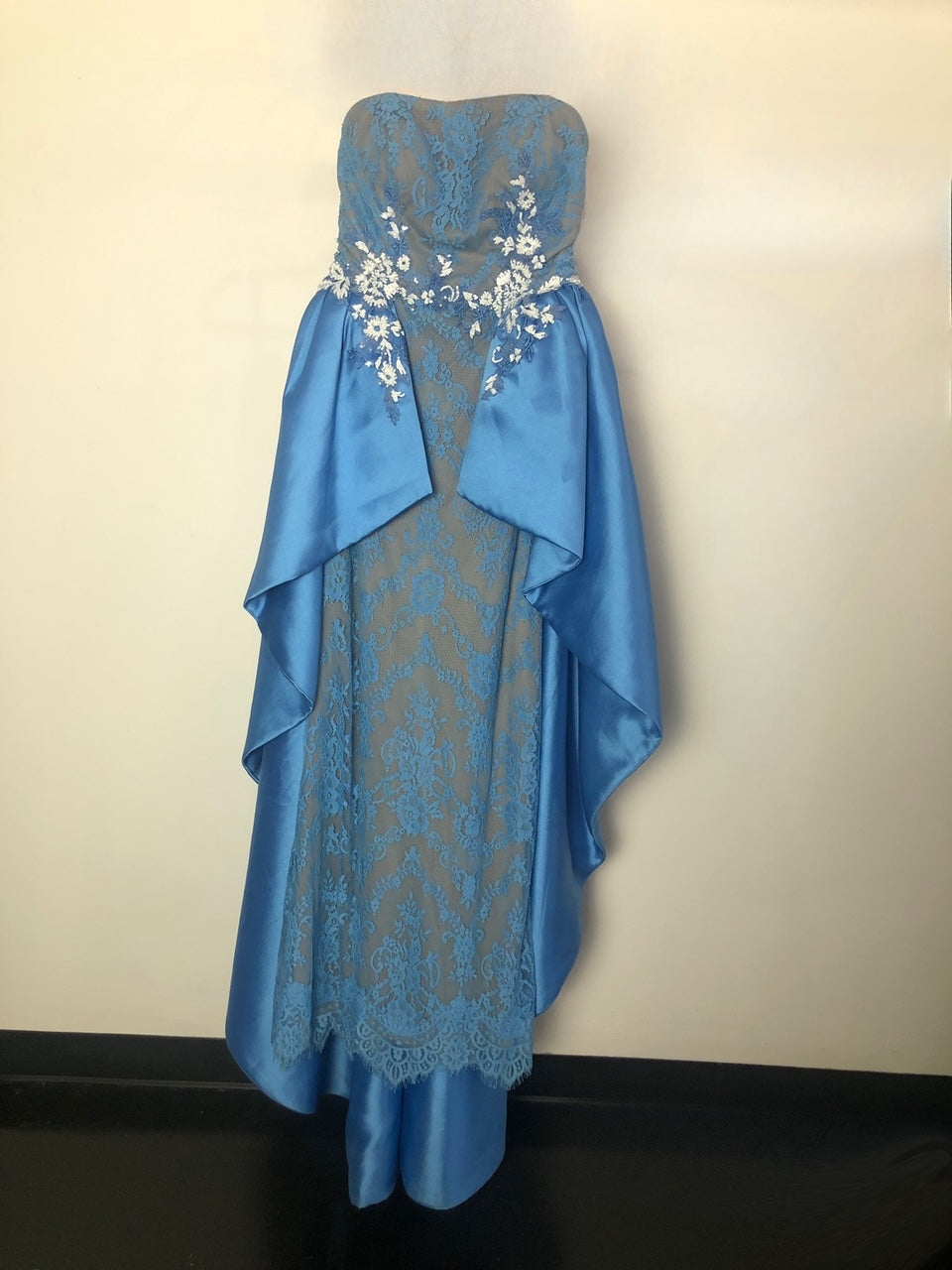 Sherri Hill - Light Blue/White (Size 14) image 3