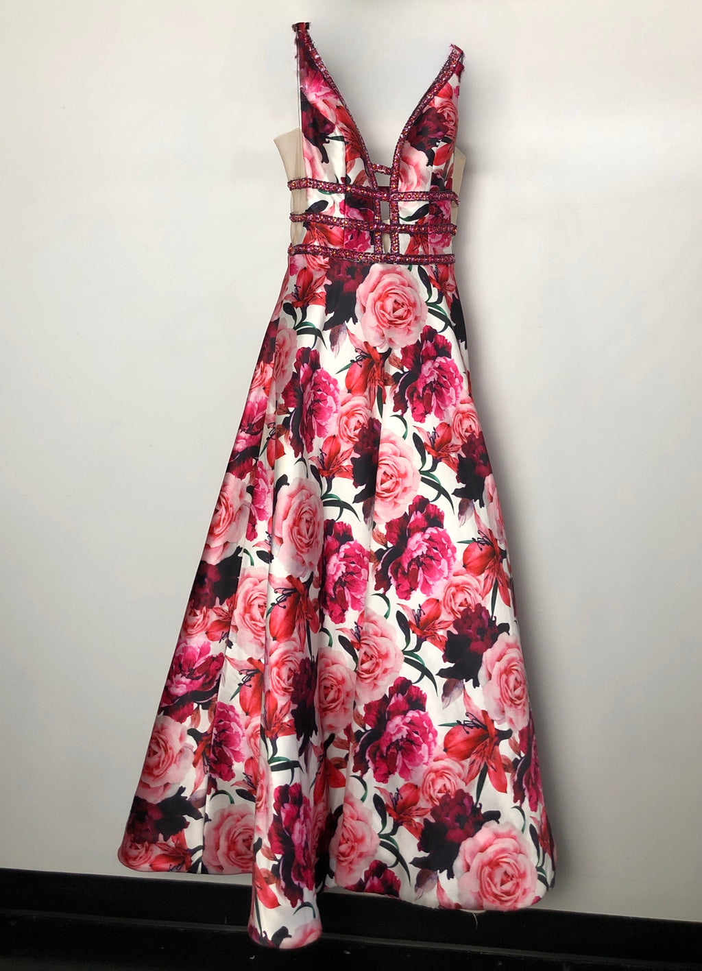 Rachell Allan - Pink Flower Dress (Size 4) image 3