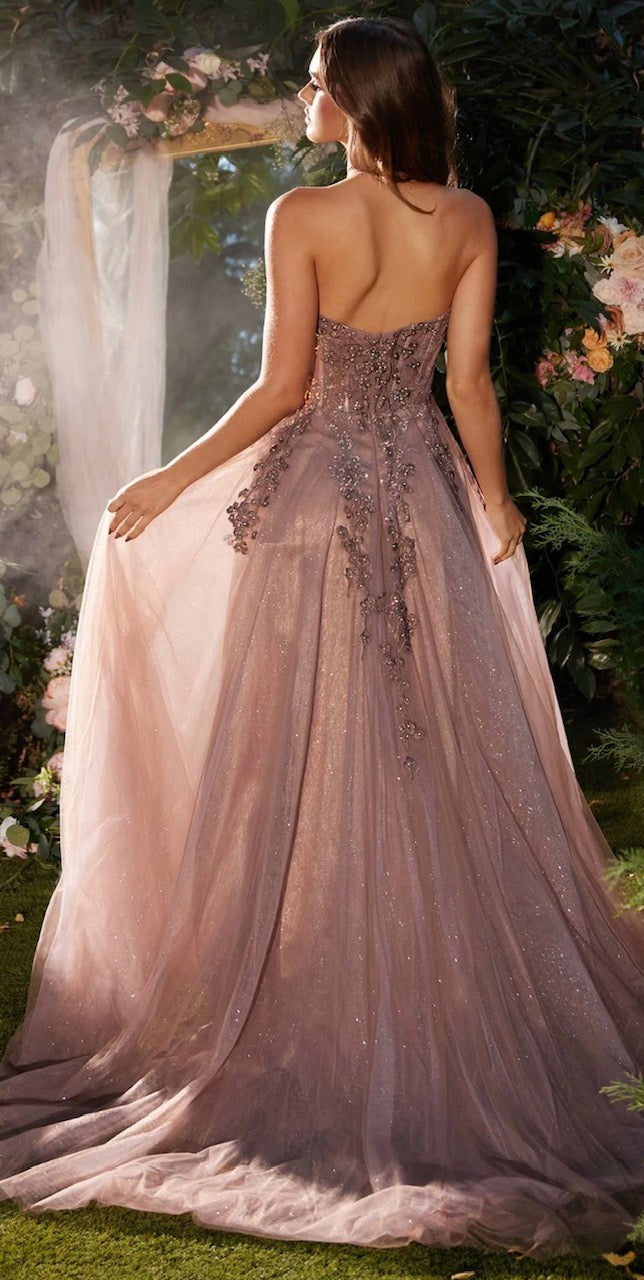 Andrea & Leo Couture - Brown/Tan (Size 6) image 4