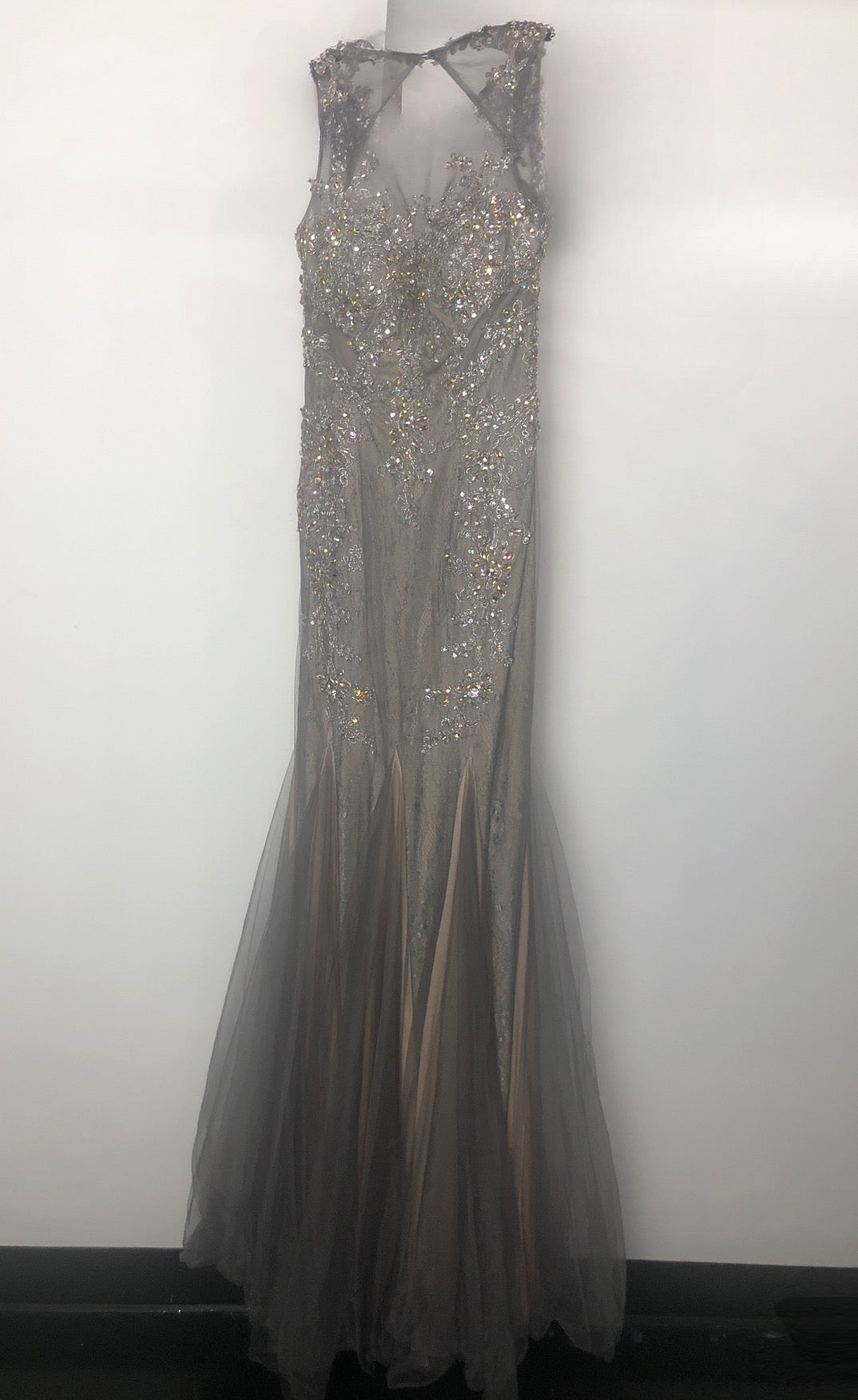 Jovani - Gray/Silver (Size 4) image 3