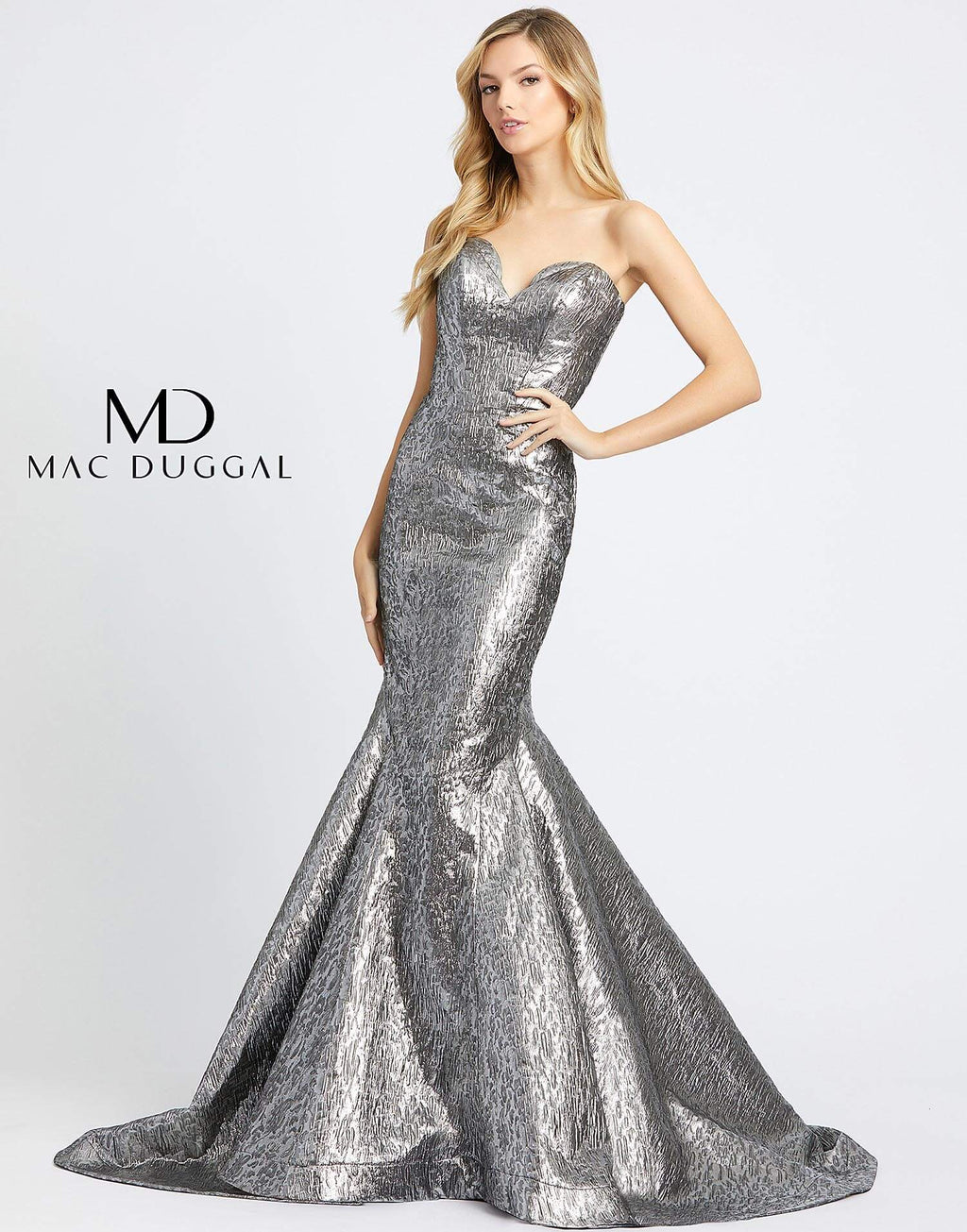 Mac Duggal - Silver (size 14) image 0