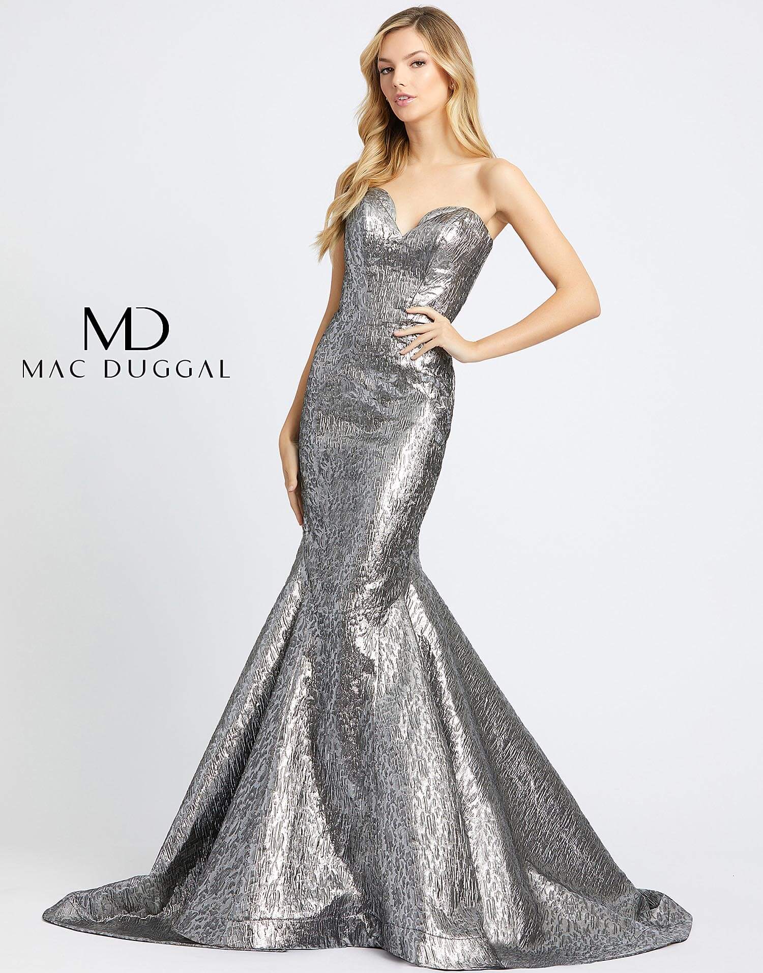 Mac Duggal - Silver (size 14) image 0