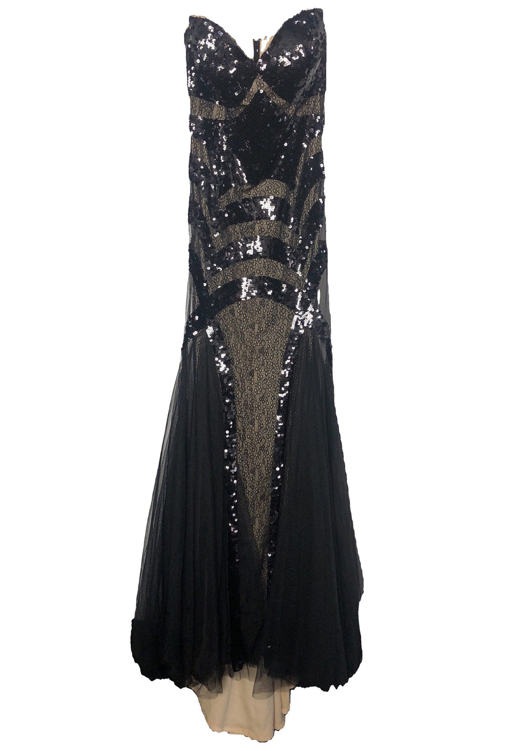 Jovani - Black and Nude (Size 8) image 3