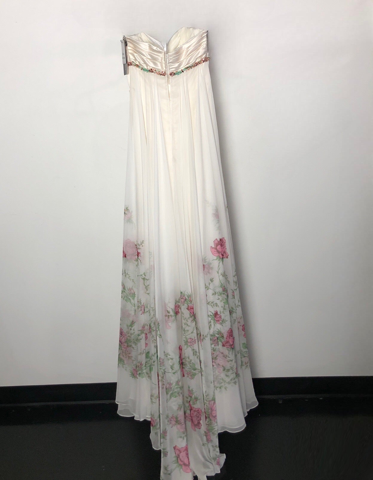 SHERRI HILL 51210 - IVORY PRINT (SIZE 0) image 3