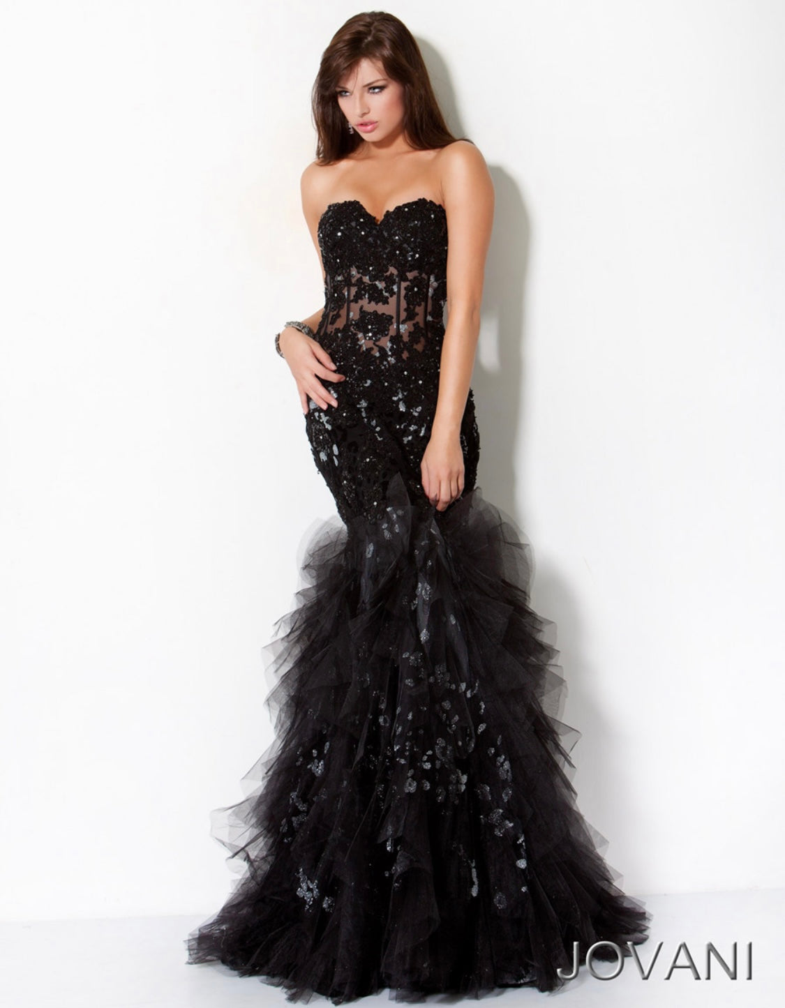 Jovani - Black/Silver (Size 8) image 3