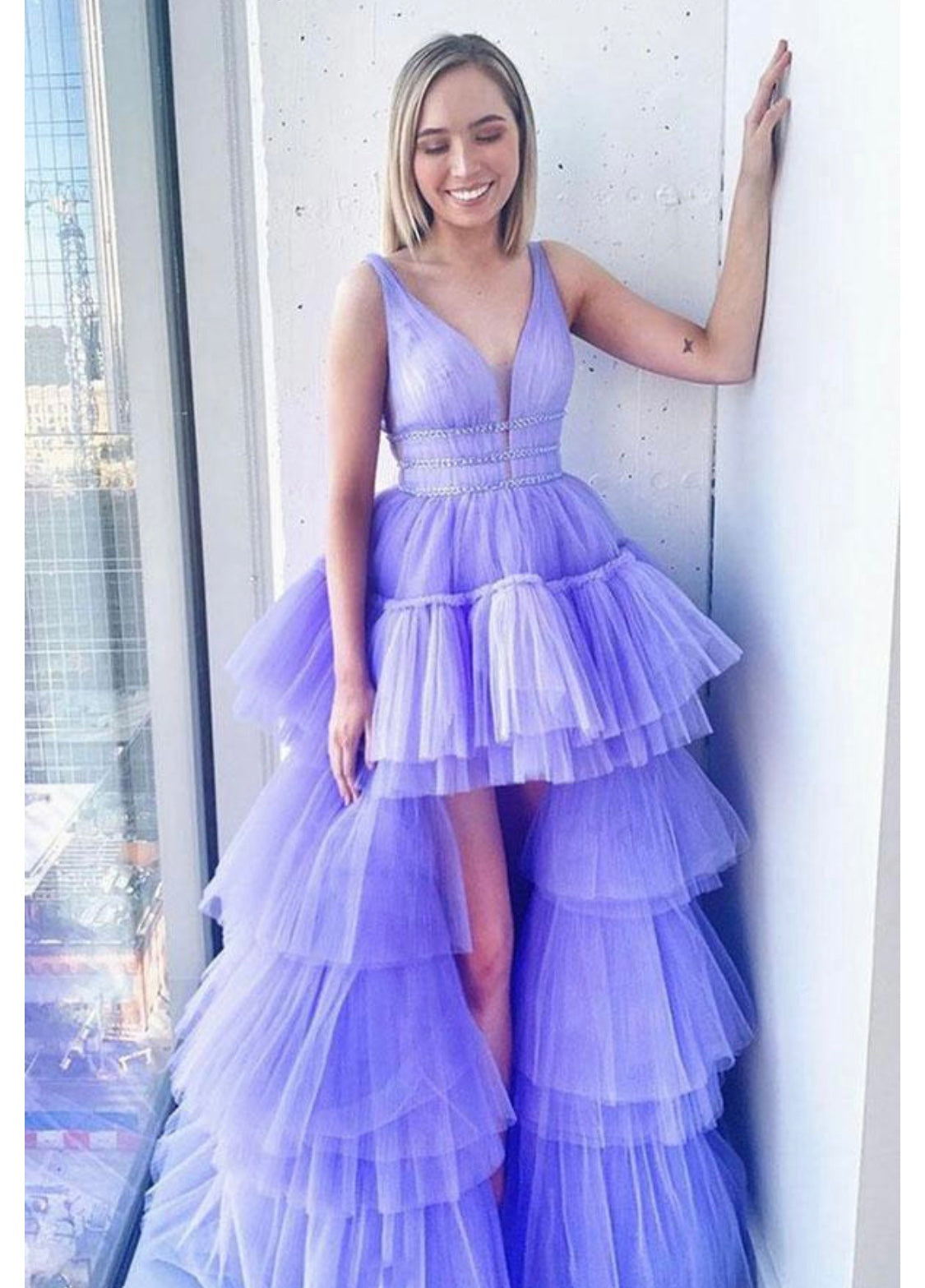Sherri Hill - Light Purple (Size 6) image 2