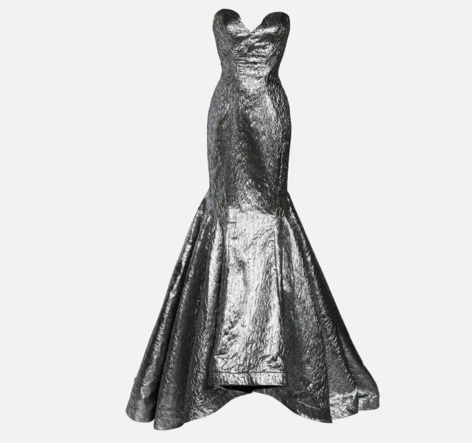 Mac Duggal - Silver (size 14) image 3