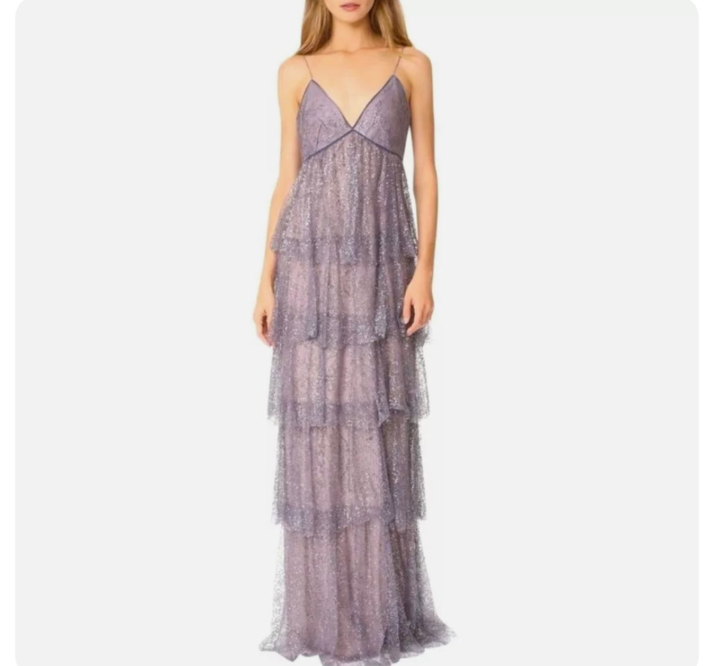 Marchesa Notte - Purple/Gray (Size 10) image 1