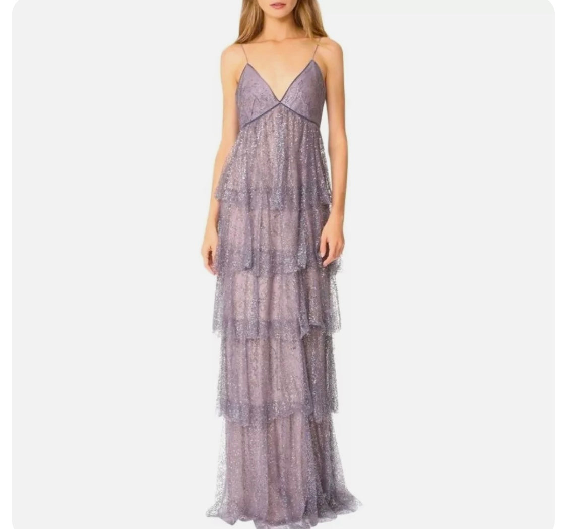 Marchesa Notte - Purple/Gray (Size 10) image 1